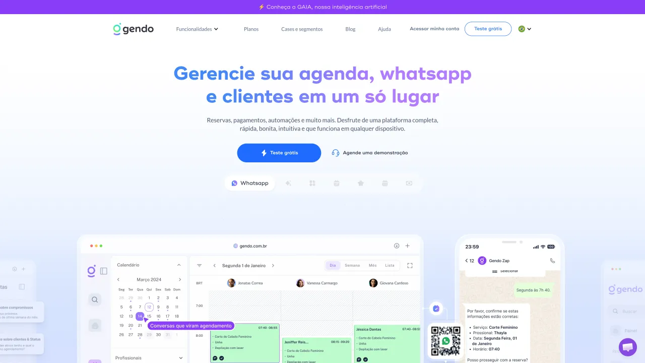 Gendo — sistema de agendamento online para salão de beleza (gendo.com.br)