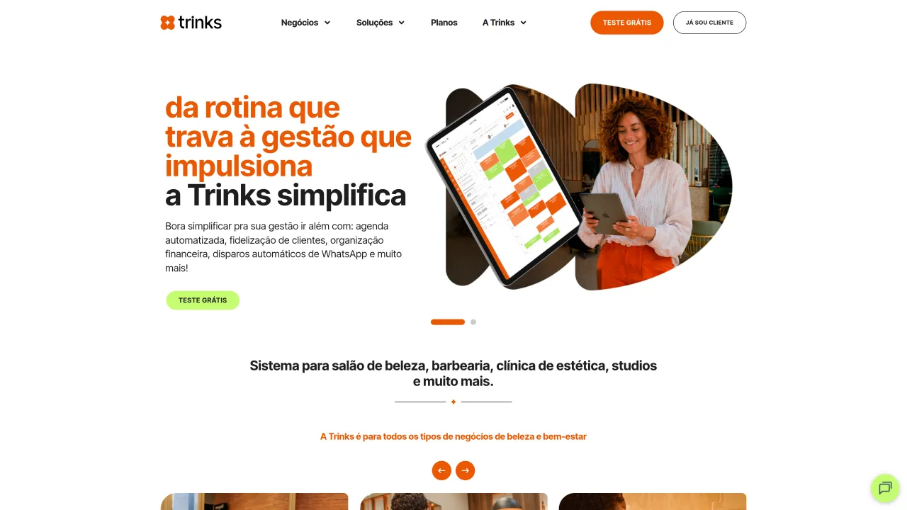 Trinks — sistema de agendamento online para salão de beleza (negocios.trinks.com)