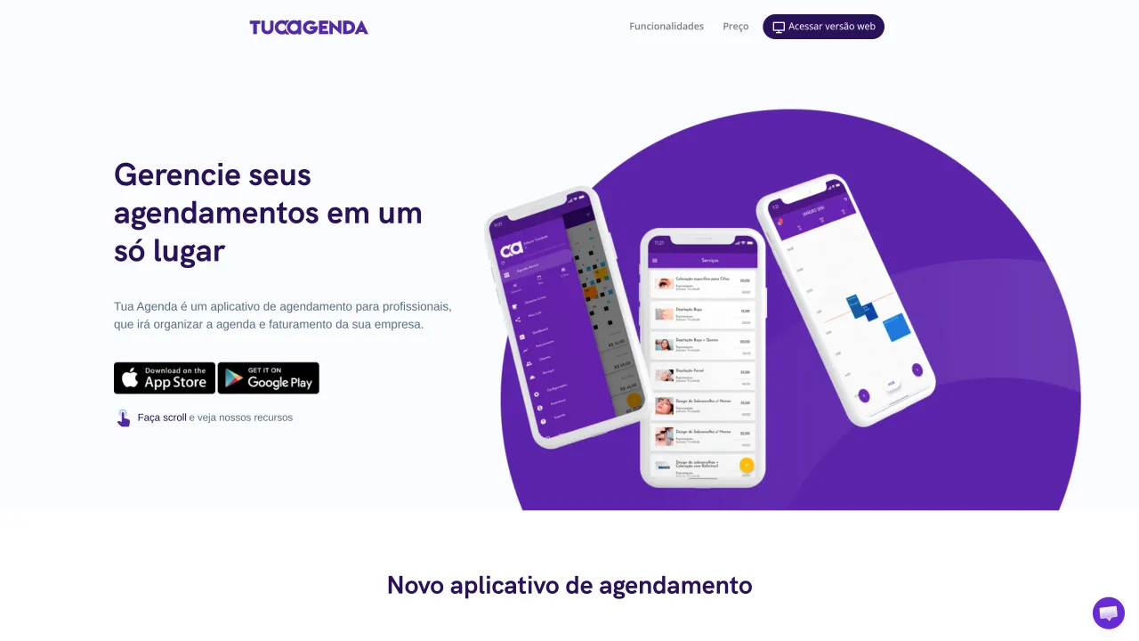 Tua Agenda — sistema de agendamento online para salão de beleza (tuaagenda.com)